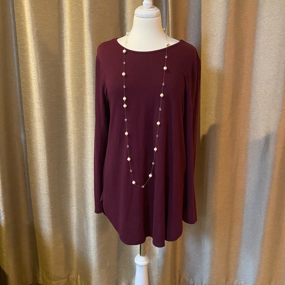 Long sleeve soft tunic